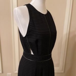 tamara mellon black cutout dress